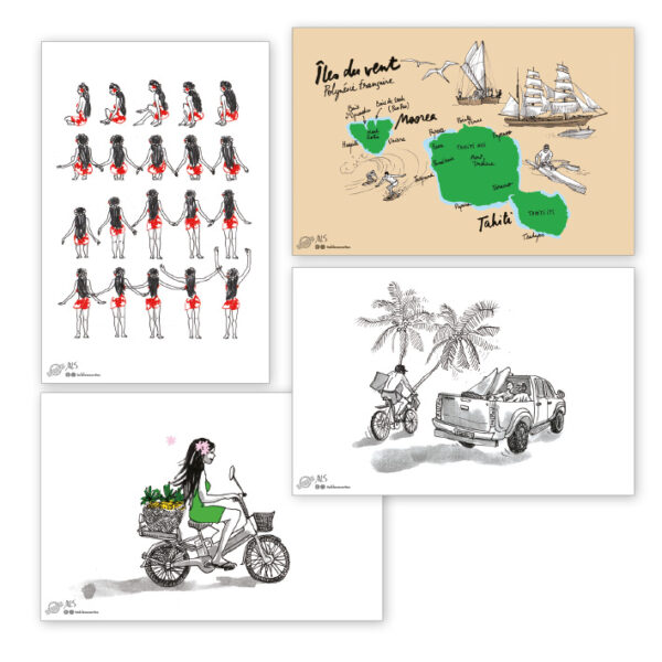 cartes-postales Tahiti
